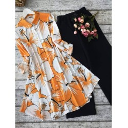 Stylish Printed Kurti Plazzo 12